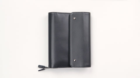 Hobonichi Techo Cover 2025 - Leather: Charcoal Gray - A6