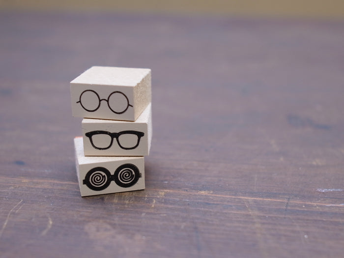 36 Sublo Wooden Rubber Stamp - Glasses (Coming Soon)