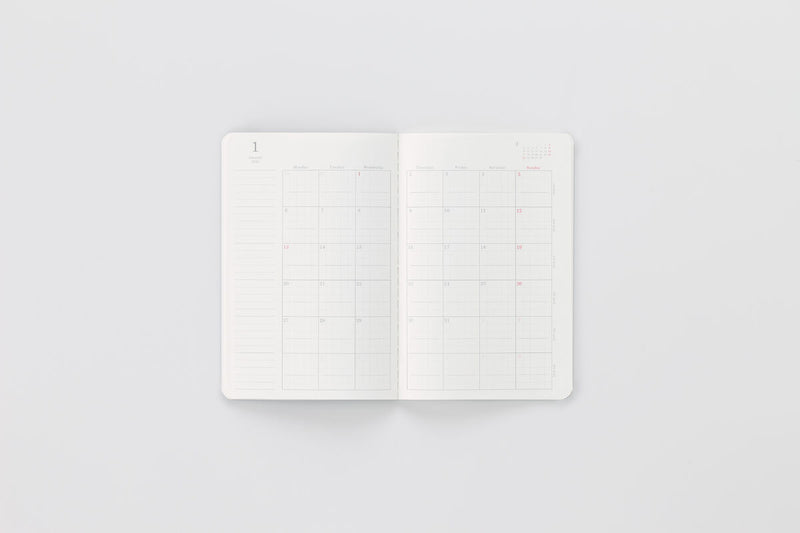 Stalogy 2025 Monthly Diary B6 Slim Yoseka Stationery stalogy-2025-monthly-diary-b6-slim-yoseka-stationery