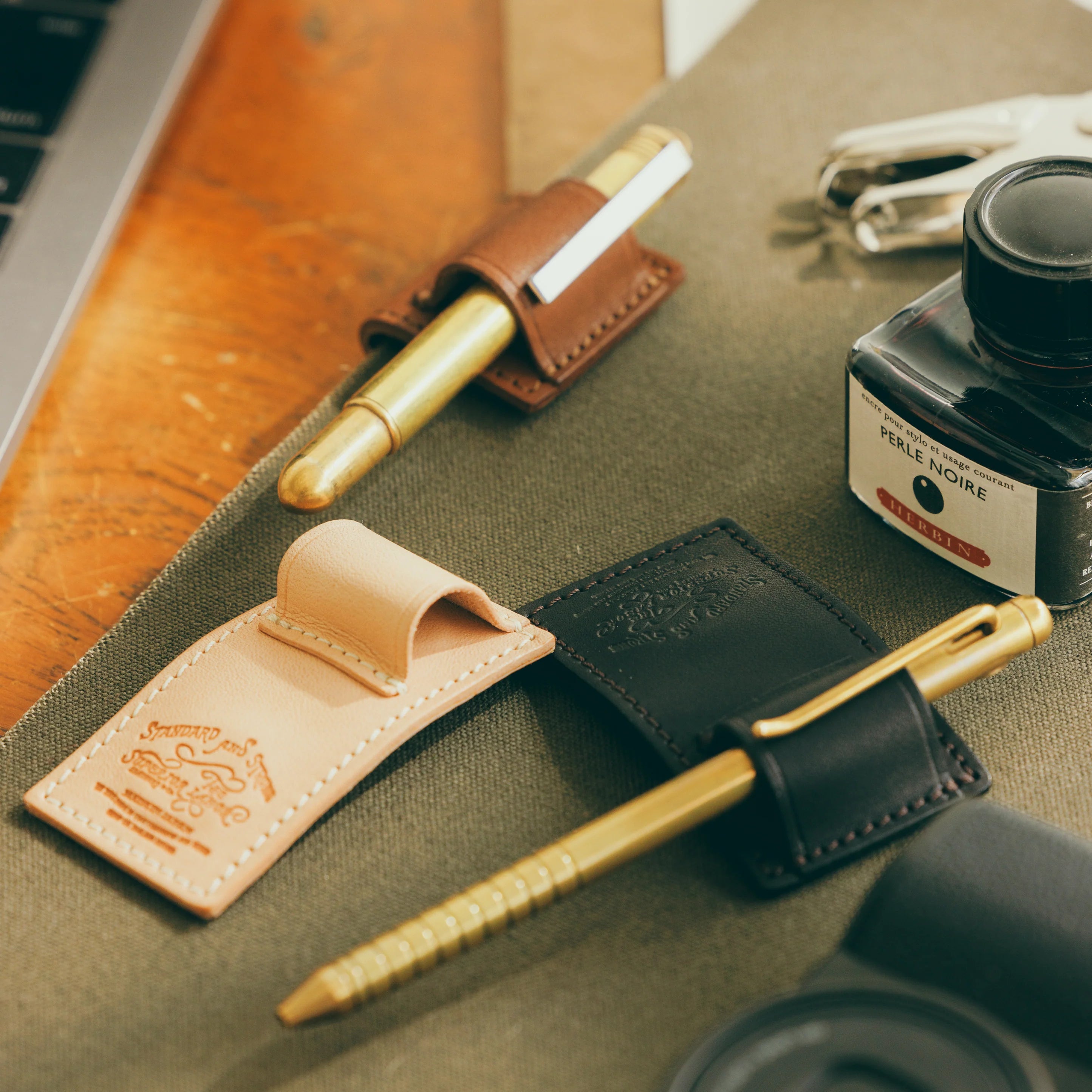 The Superior Labor - Tochigi Leather - Magnetic Pen Clip