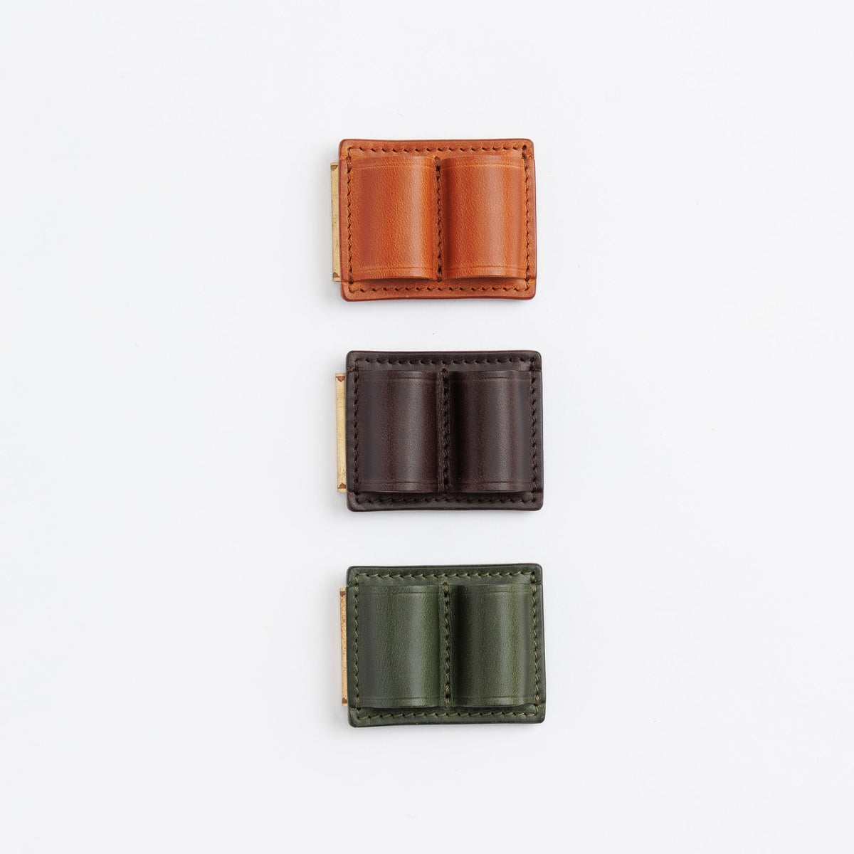 The Superior Labor - Tochigi Pull-Up Leather - Clip Pen Holder