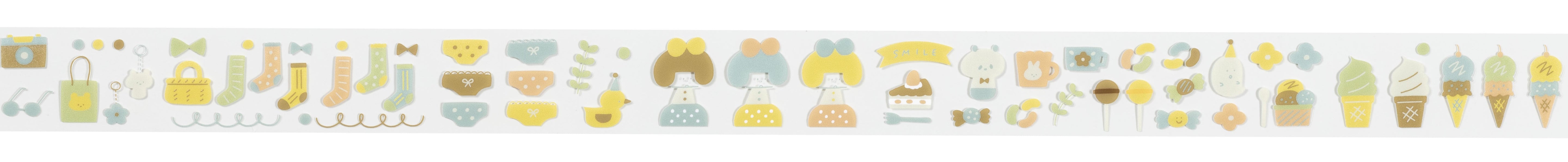 Item OSP x mizutama Clear Roll Stickers - Smile Dullness - 35mm (Coming Soon)