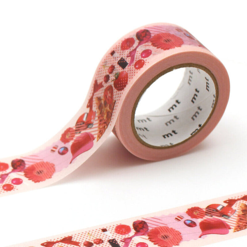 mt ex Washi Tape color series red