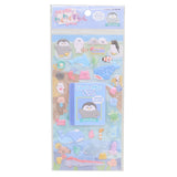 Kamio Wakuwaku Picture Book Puffy Sticker - Sea Creature