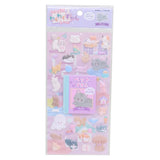 Kamio Wakuwaku Picture Book Puffy Sticker - Pet