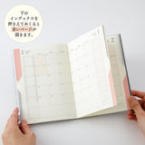 Midori Double Diary Schedule - 2024 - B6