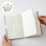 Midori Double Diary Schedule - 2024 - B6