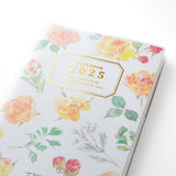 Midori Pocket Diary 2025 - Flowers - Mini