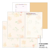 Midori Pocket Diary 2025 - Flowers - Mini