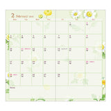 Midori Pocket Diary Slim - 2025 - Flowers