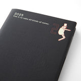 Midori Pocket Diary Slim - 2025 - Ojisan - Black