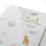 Midori Pocket Diary 2025 - Cat - B6