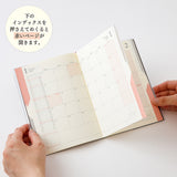 Midori Double Diary Schedule - 2025 - B6