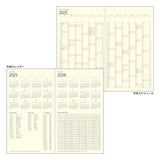 Midori Professional Diary A5 Slim Monthly Block Planner - 2025