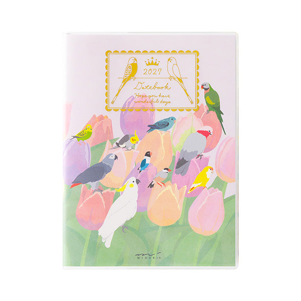 Midori Pocket Diary 2027 - Bird - A6 (Coming Soon)