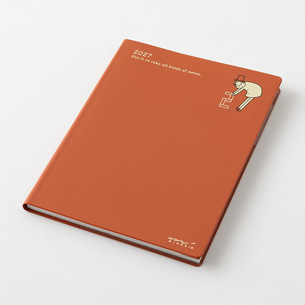 Midori Pocket Diary 2027 - Ojisan - A6 - Monthly – Yoseka Stationery