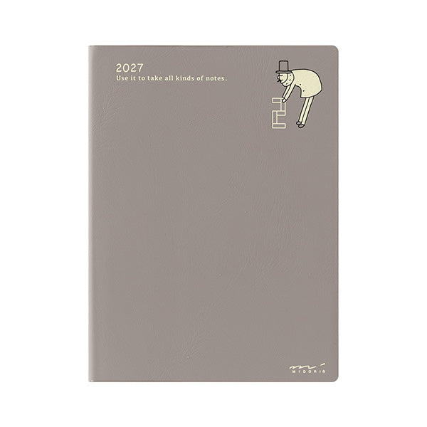 Midori Pocket Diary 2027 - Ojisan - A6 - Weekly Block – Yoseka
