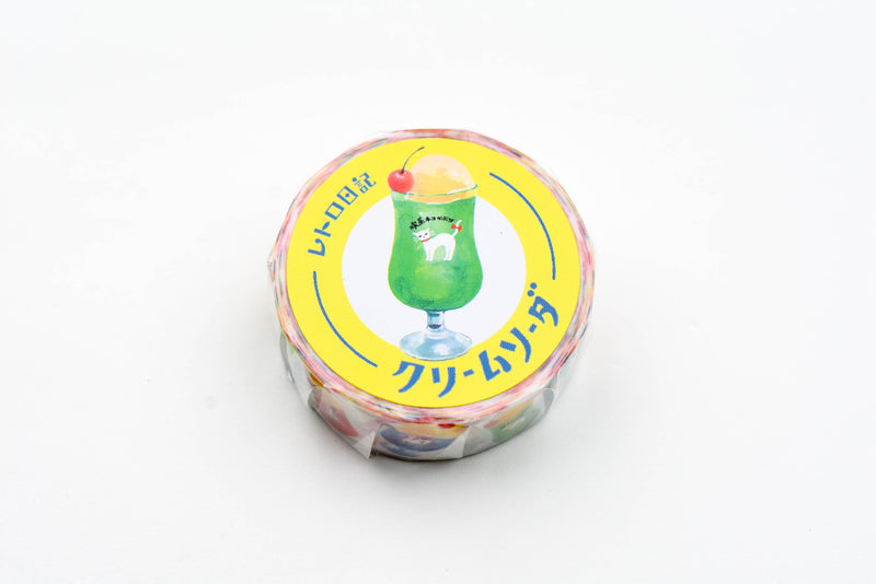 Furukawa Paper Retro Diary Washi Tape - Cream Soda