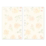 Midori Refill 2025 - Floral Pattern - B7 - Weekly