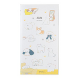 Midori Pocket Diary Slim - 2024 - Dog