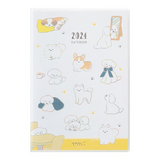 Midori Pocket Diary 2024 - Dog - B6