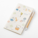 Midori Pocket Diary Slim - 2024 - Cat