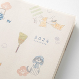 Midori Pocket Diary 2024 - Cat - B6