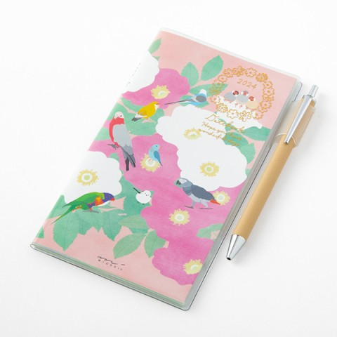 Midori Pocket Diary Slim - 2024 - Bird