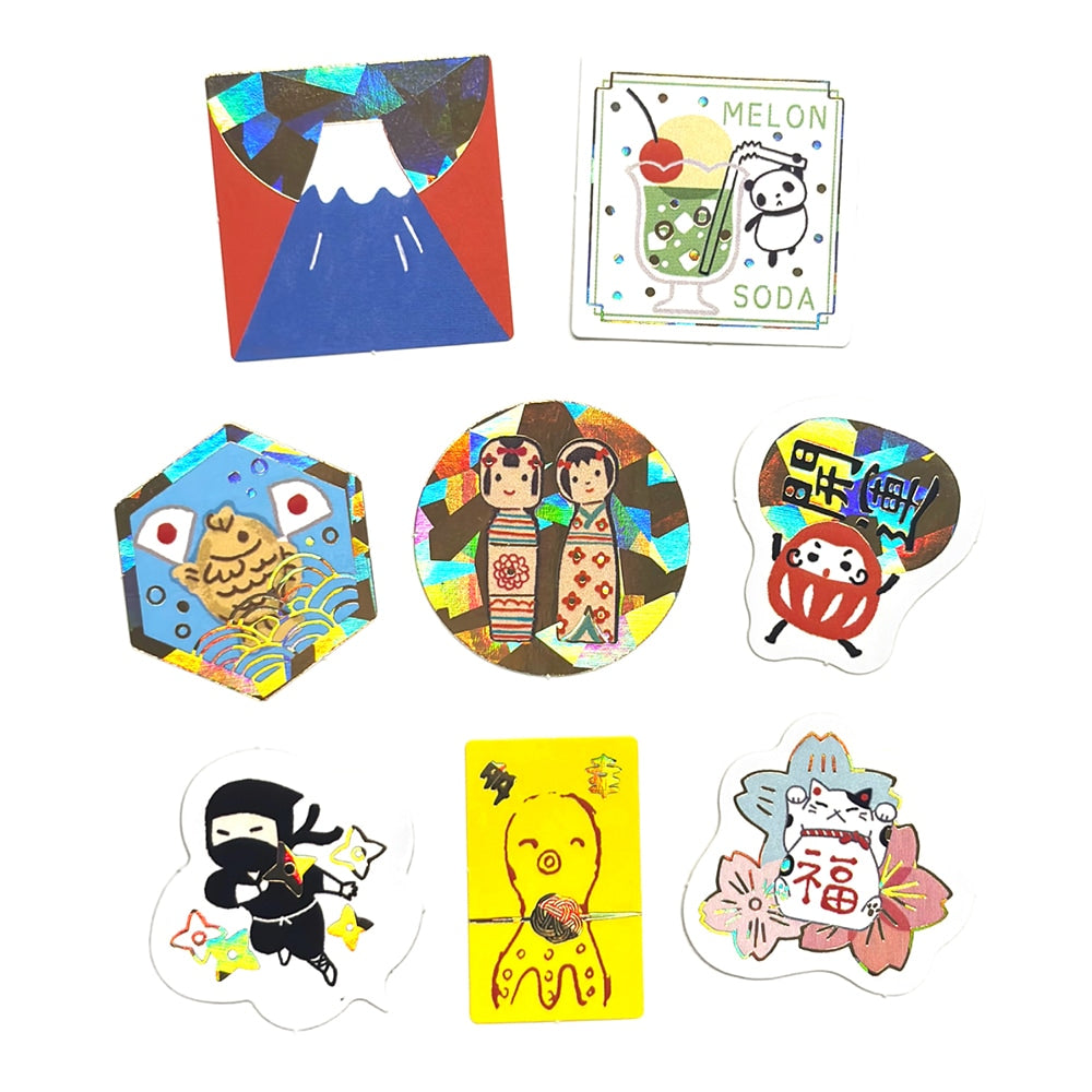 SEAL-DO Gold-Foil Flake Sticker - Japanese Cute (Coming Soon