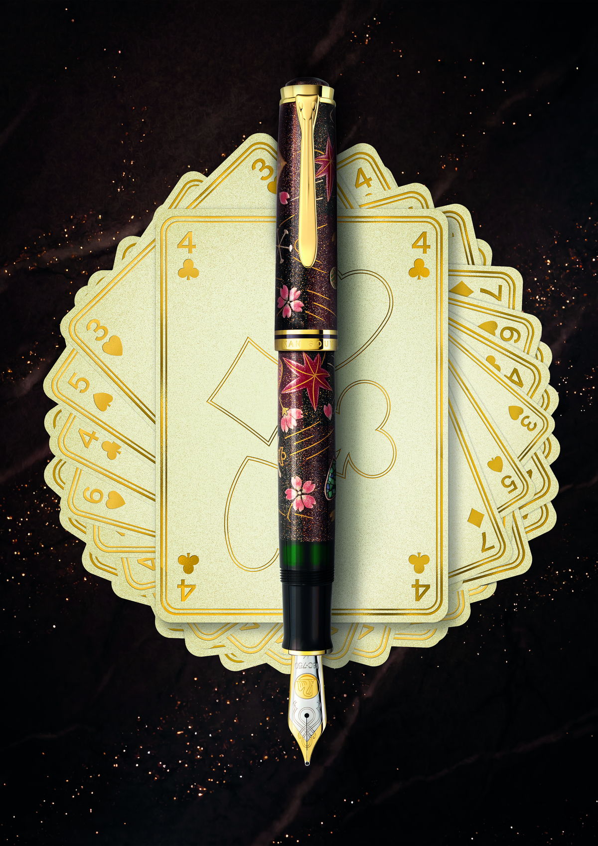 Pelikan M1000 Maki-e Fountain Pen - Four Seasons Lucky Charm - Limited Edition (Coming Soon)