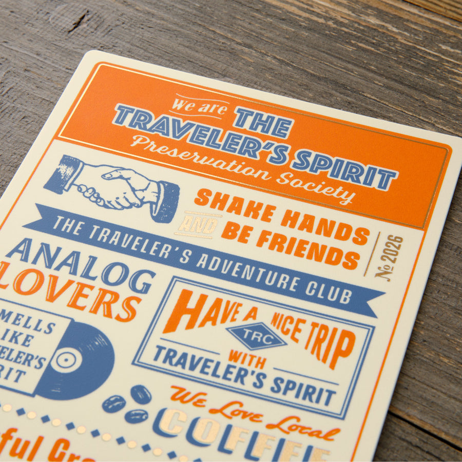TRAVELER'S Notebook Regular Size Underlay 2026