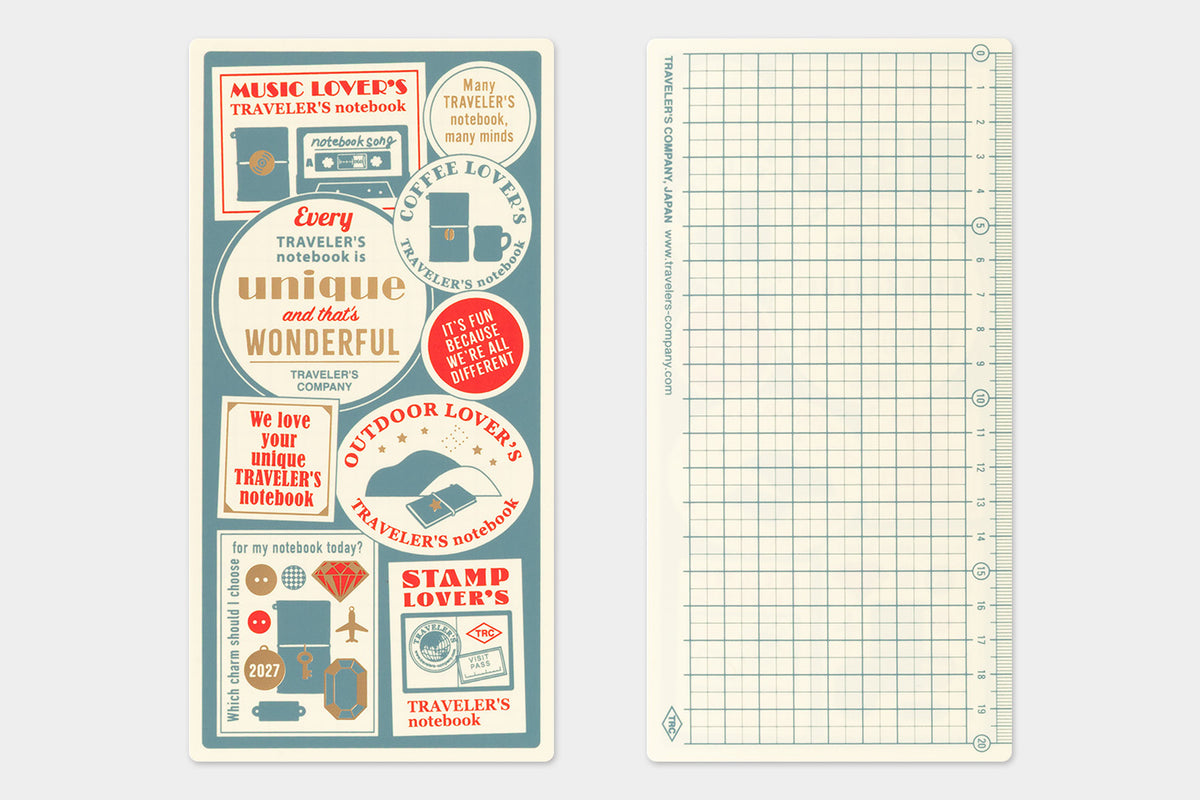 TRAVELER'S Notebook Regular Size Underlay 2027 (Pre-Order Starts Sept 7 @ 11am ET; Shipping Starts After 10/19)