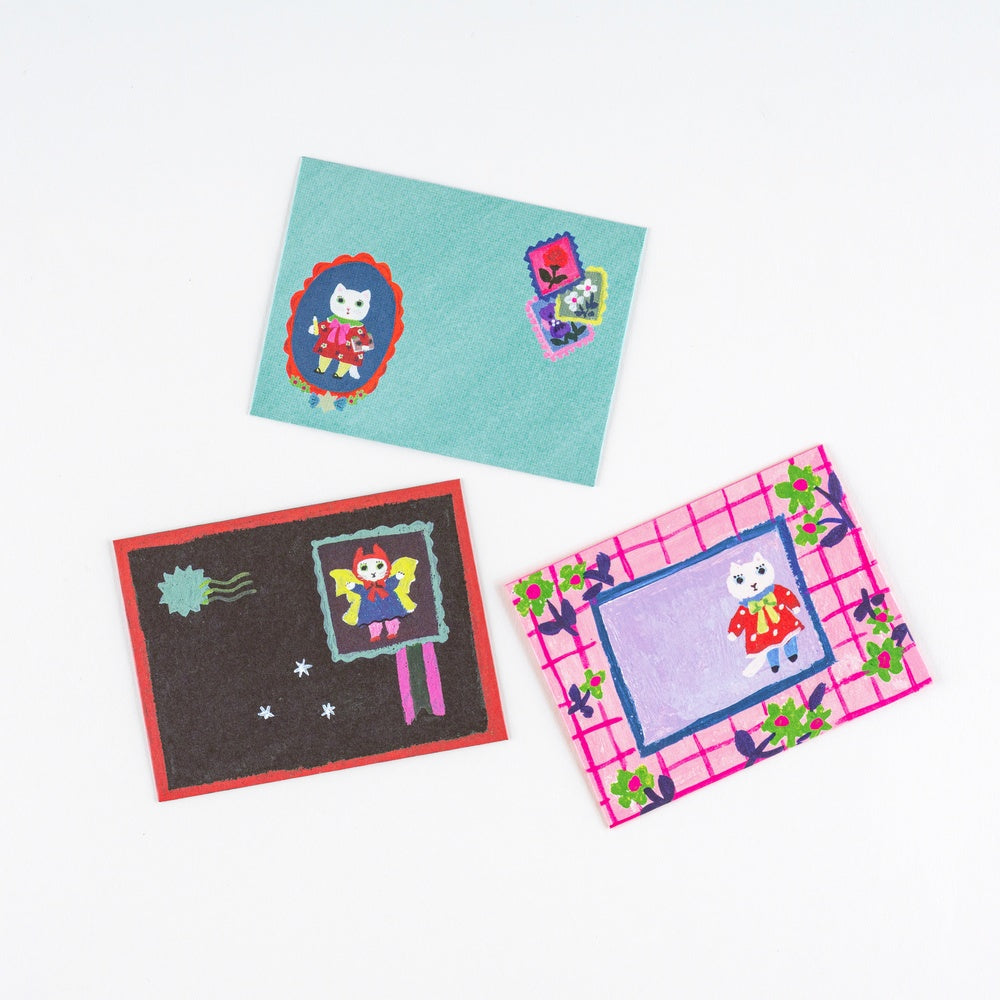 Hobonichi 2026 - Yumi Kitagishi: White Cat's Mini Letter Set