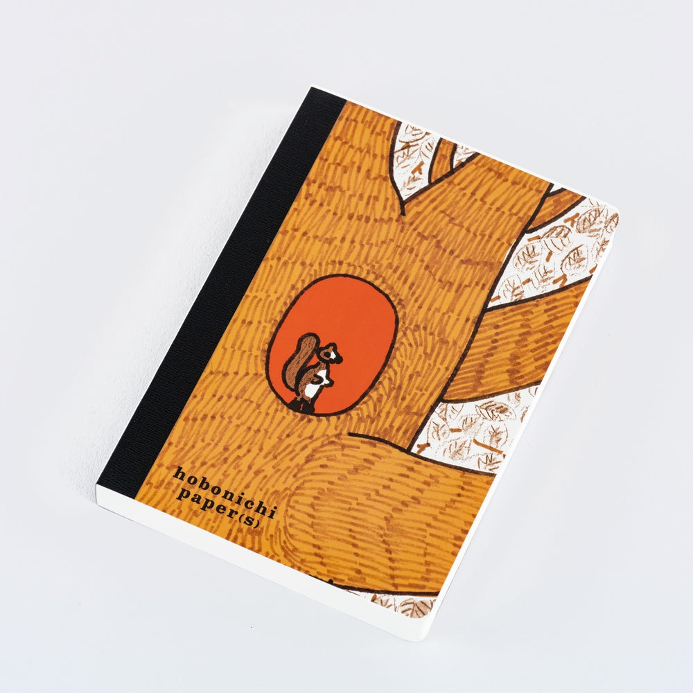 Hobonichi 2026 - 100%ORANGE: Hobonichi Papers - Squirrel Appears