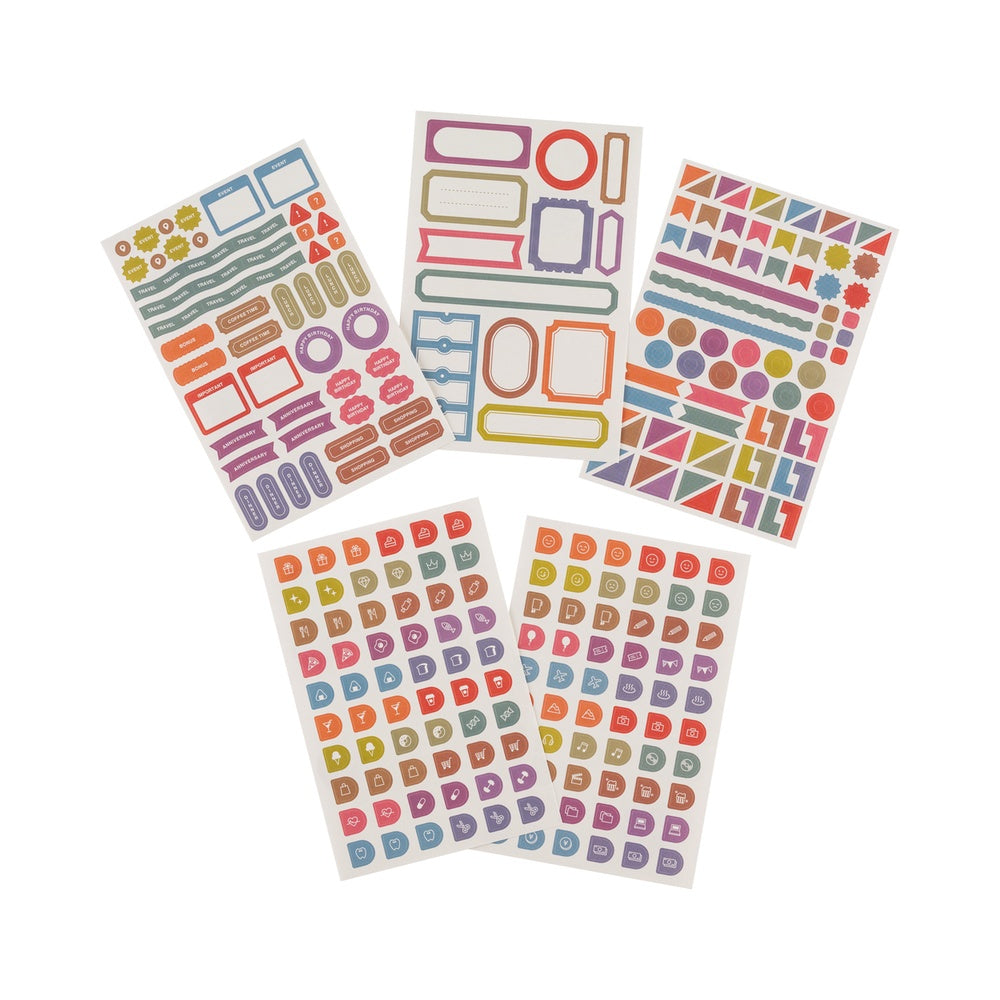 Hobonichi 2026 - TSUKI no IRO: Sticker Set - Schedule