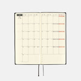 Hobonichi Techo Weeks 2025 - White Line: Black