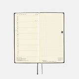 Hobonichi Techo Weeks 2025 - White Line: Black