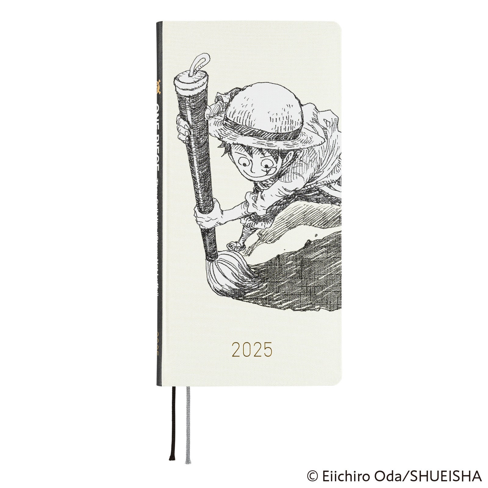 Hobonichi Techo Weeks 2025 - ONE PIECE magazine: Straw Hat Luffy - Ivory - English (Pre-Order Starts 9/30 10PM EST)