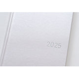 Hobonichi Techo Weeks 2025 - Paper Series: Platinum White