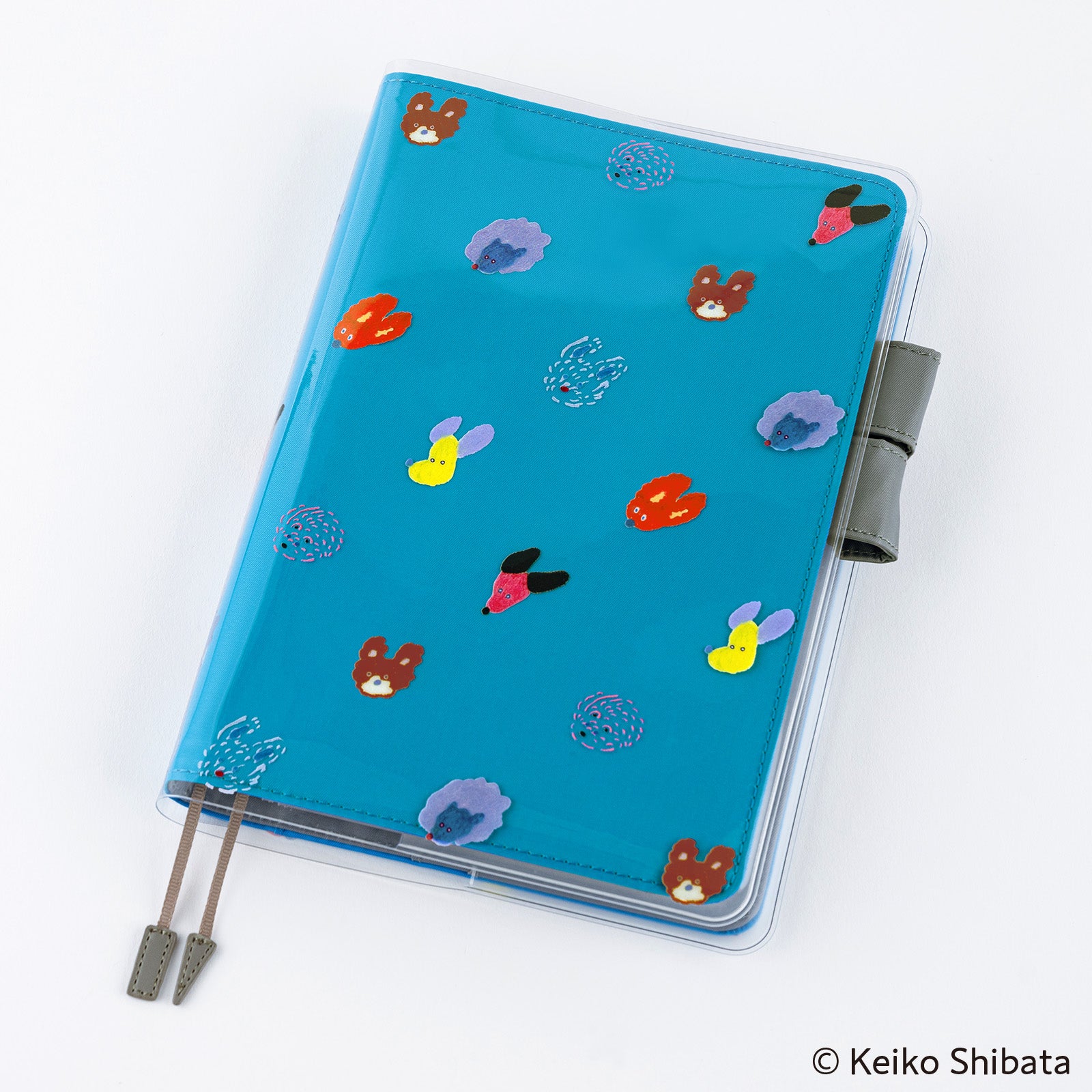 Hobonichi Cover on Cover - Keiko Shibata: Dog Ears Fluttering in the Wind - A5