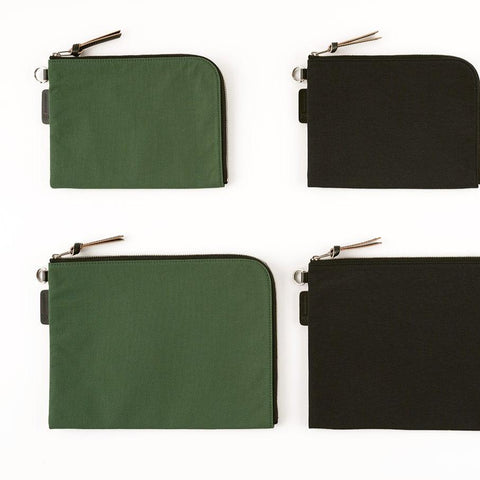 Hobonichi Tragen Flat Pouch - Green