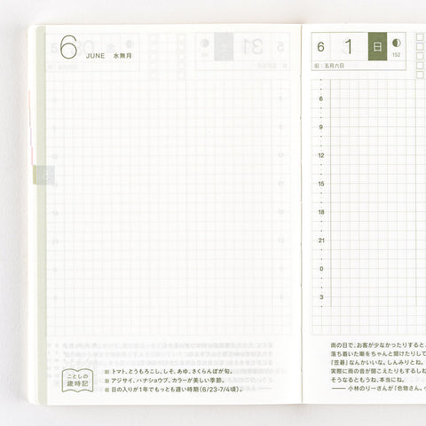 Hobonichi Techo Original 2025 - Japanese Edition - A6