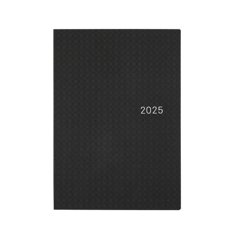 Hobonichi Techo HON 2025 - A5 - Paper Series: Black Gingham - English