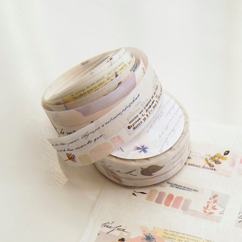 MU Shape Tear Washi Tape - #2 Petal Journal (Coming Soon)