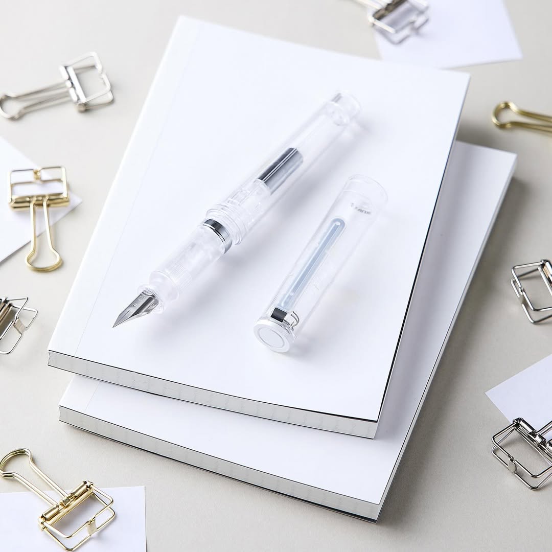 Sailor - TUZU Fountain Pen - Glassy - Crystal White - Limited Edition