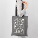 Midori Ojisan 30th Anniversary Tote Bag - Gray