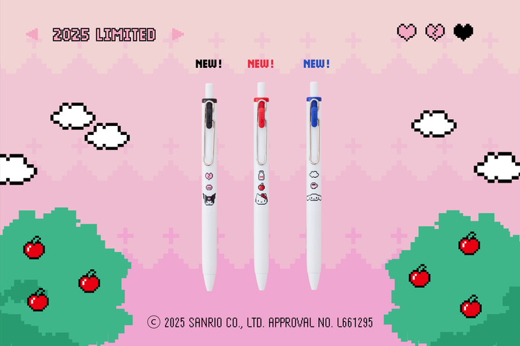 Uni-Ball One x Sanrio - 0.38mm - Limited Edition (Coming Soon)