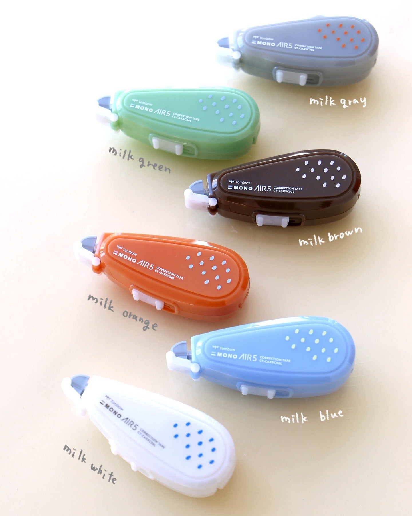Tombow Mono Air Refillable Correction Tape - Milk Glass - Limited Edition (Coming Soon)