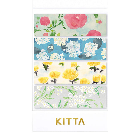 Kitta Portable Washi Tape - Flower 7