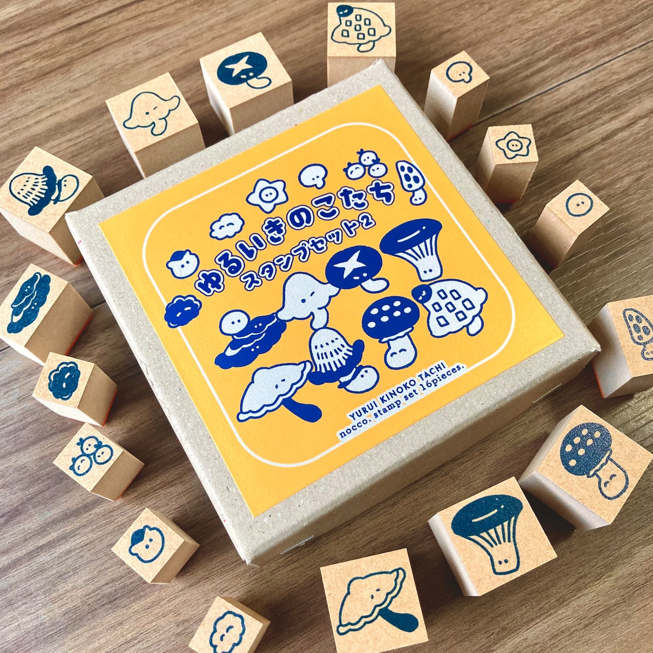 nocco. Cute mushroom stamp - Set 2